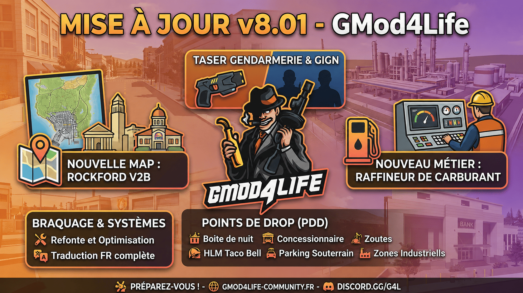 🚀 La mise à jour v8.01 est maintenant disponible !